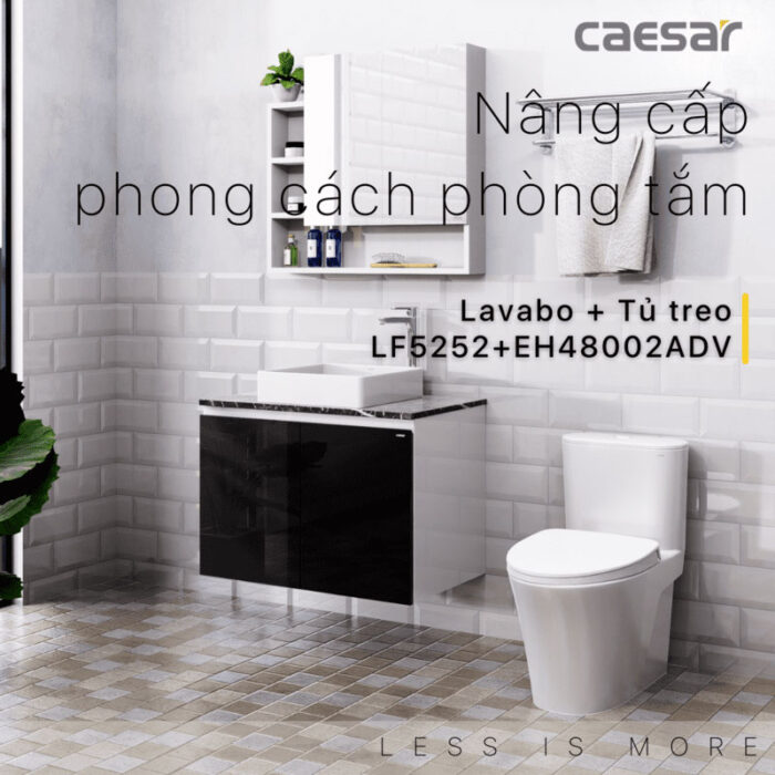 Tủ lavabo CAESAR LF5252 EH48002ADV - Ảnh 3