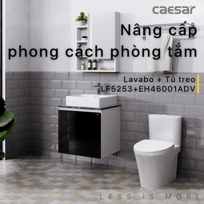 Tủ lavabo CAESAR LF5253 EH46001ADV - Ảnh 3