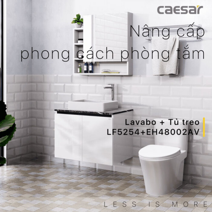 Tủ lavabo CAESAR LF5254 EH48002AV - Ảnh 3