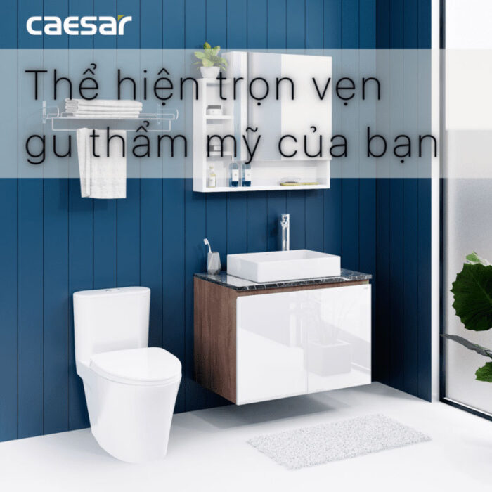 Tủ lavabo CAESAR LF5254 EH48002AWV - Ảnh 10