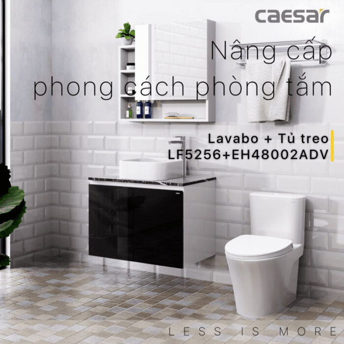 Tủ lavabo CAESAR LF5256 EH48002ADV - Ảnh 3