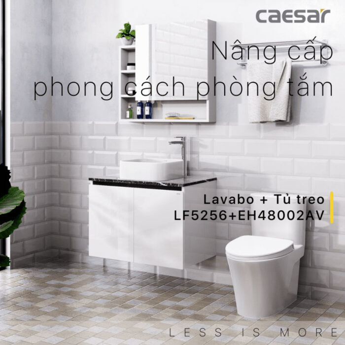 Tủ lavabo CAESAR LF5256 EH48002AV - Ảnh 3