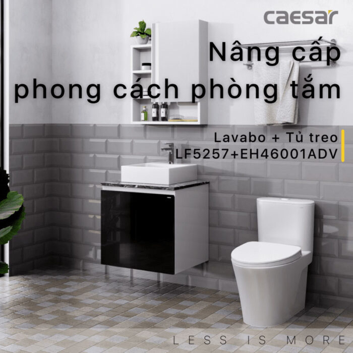 Tủ lavabo CAESAR LF5257 EH46001ADV - Ảnh 3