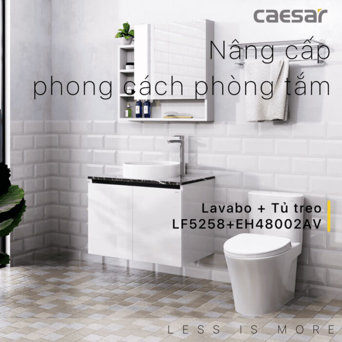 Tủ lavabo CAESAR LF5258 EH48002ADV - Ảnh 3