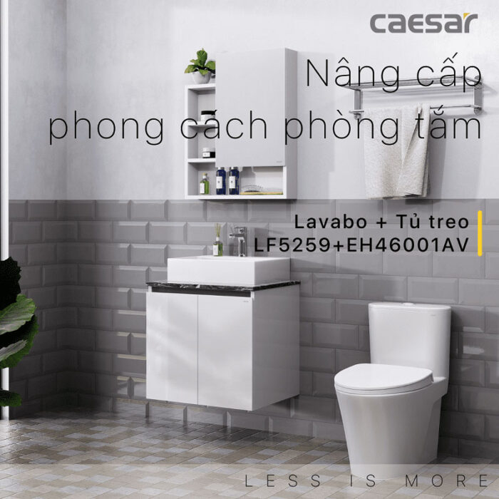 Tủ lavabo CAESAR LF5259 EH46001AV - Ảnh 3