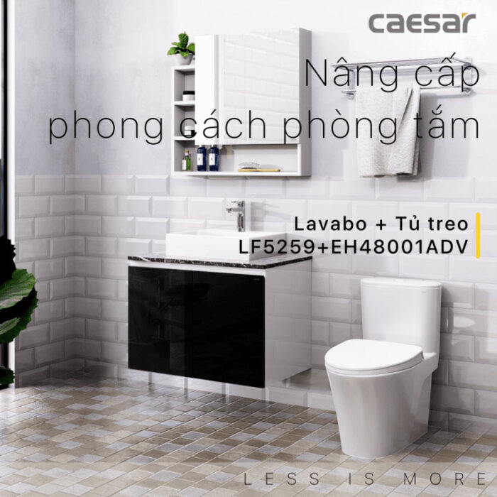 Tủ lavabo CAESAR LF5259 EH48001ADV - Ảnh 3