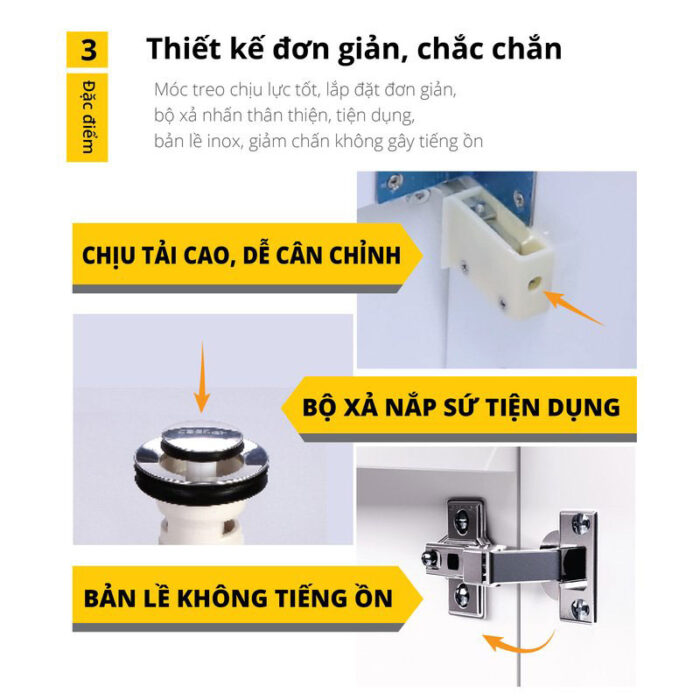 Tủ lavabo CAESAR LF5263 EH05263AV - Ảnh 5