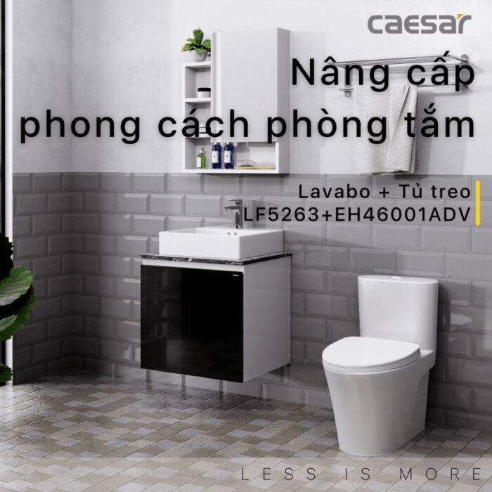 Tủ lavabo CAESAR LF5263 EH46001ADV - Ảnh 3