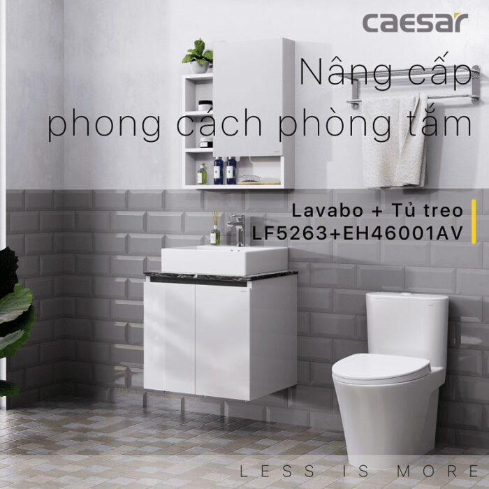 Tủ lavabo CAESAR LF5263 EH46001AV - Ảnh 4