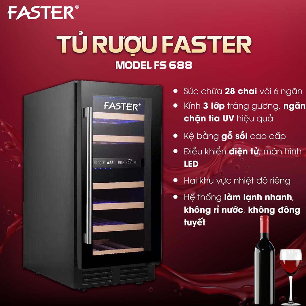 Tủ rượu FASTER FS 688 (2)