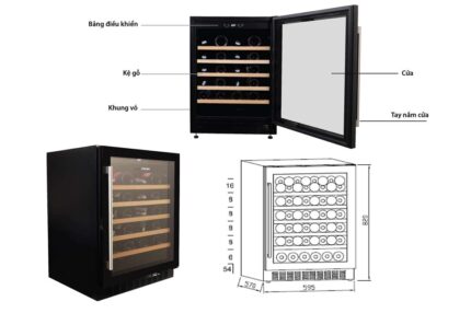 Tủ rượu KOCHER KWEU-1156B (1)
