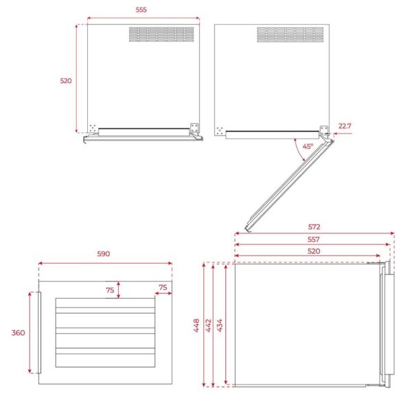Tủ rượu TEKA RVI 10024 GBK