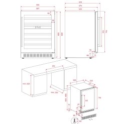 Tủ rượu TEKA RVU 20046 GBK