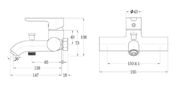 Vòi Sen Nóng Lạnh - S523C