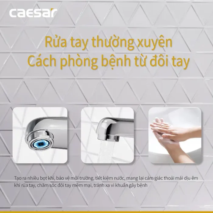 Vòi lavabo CAESAR B111C nước lạnh