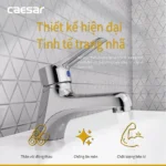 Vòi lavabo CAESAR B111C nước lạnh - Ảnh 8