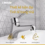 Vòi lavabo CAESAR B330CU nóng lạnh - Ảnh 7