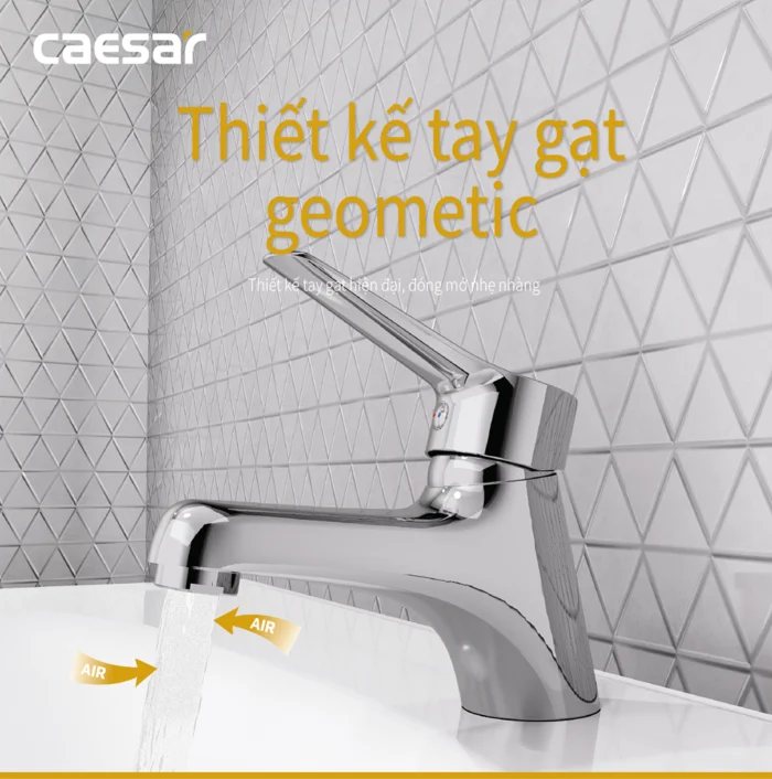 Vòi lavabo CAESAR B330CU nóng lạnh - Ảnh 5