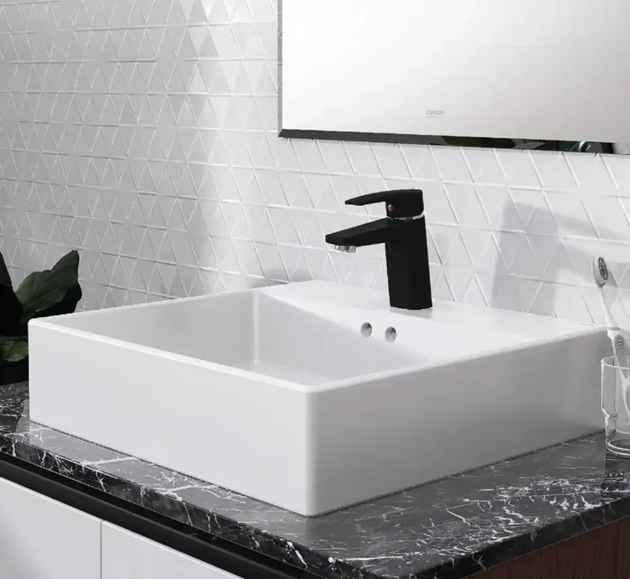 Vòi lavabo CAESAR B390CBU nóng lạnh - Ảnh 9