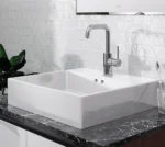 Vòi lavabo CAESAR B520CU cổ cao nóng lạnh - Ảnh 3