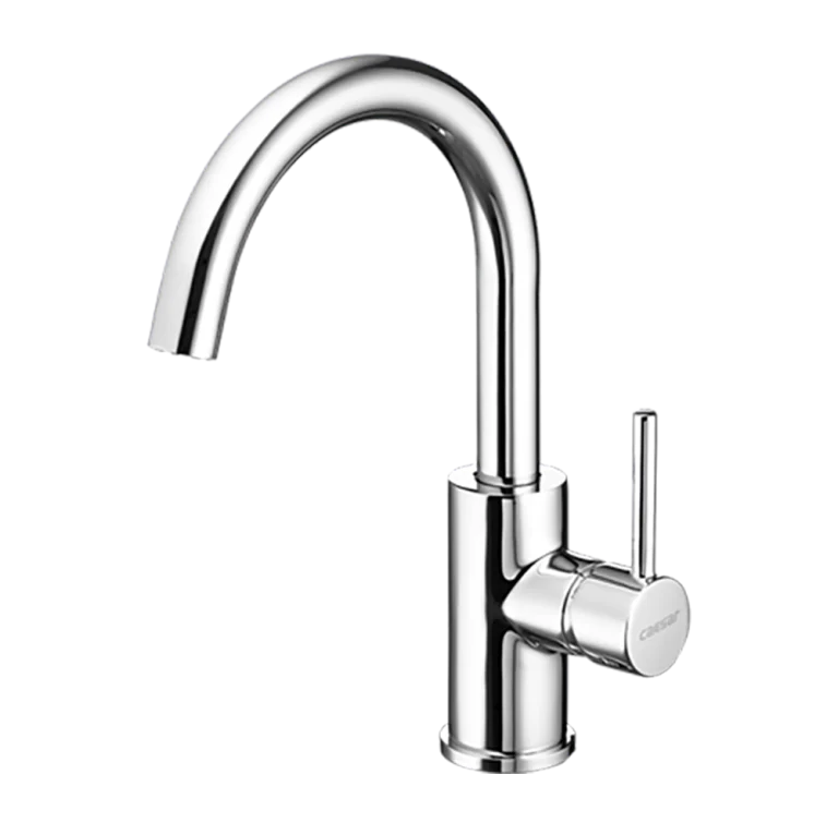 Vòi lavabo CAESAR B530CU cổ cao nóng lạnh