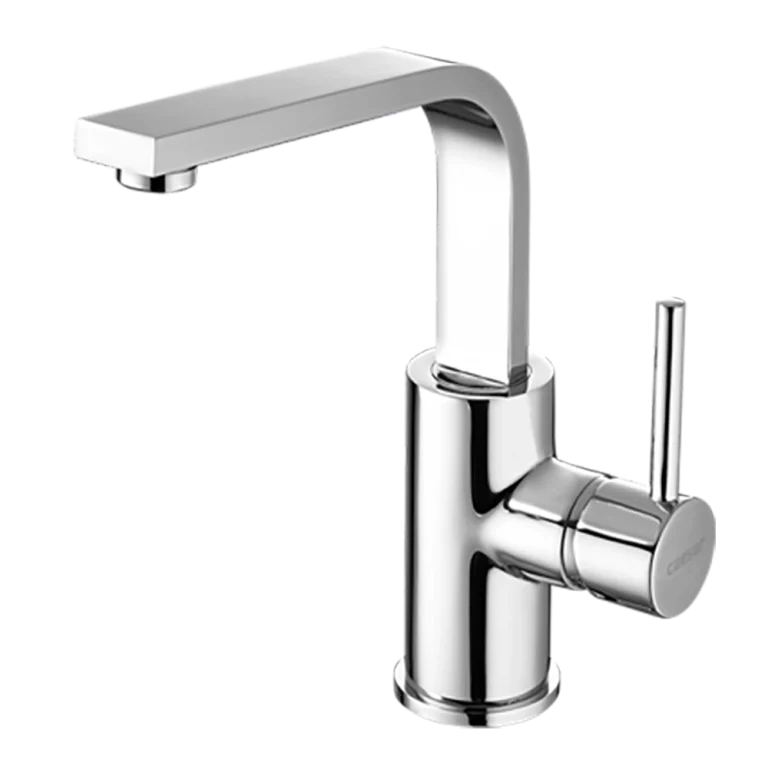 Vòi lavabo CAESAR B750CU cổ cao nóng lạnh