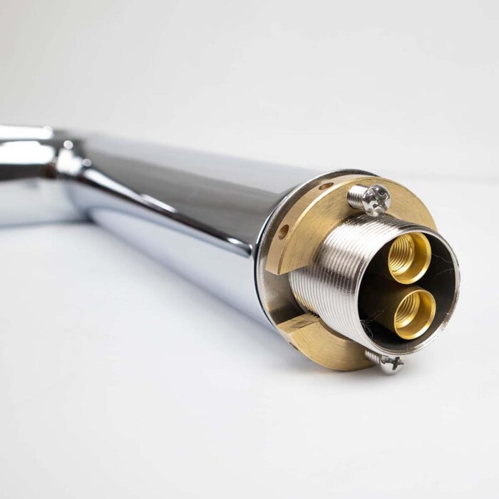 Vòi lavabo D&K DK1252001 nóng lạnh cổ cao