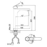 Vòi lavabo D&K DK1392001 nóng lạnh cổ cao (11)