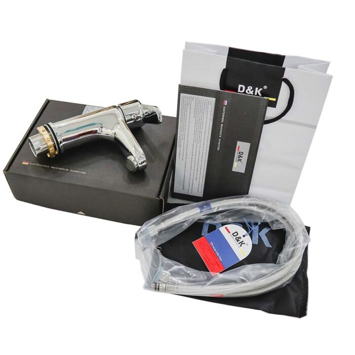 Vòi lavabo D&K DK1392101 nóng lạnh