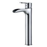 Vòi lavabo D&K DK1392701 nóng lạnh cổ cao