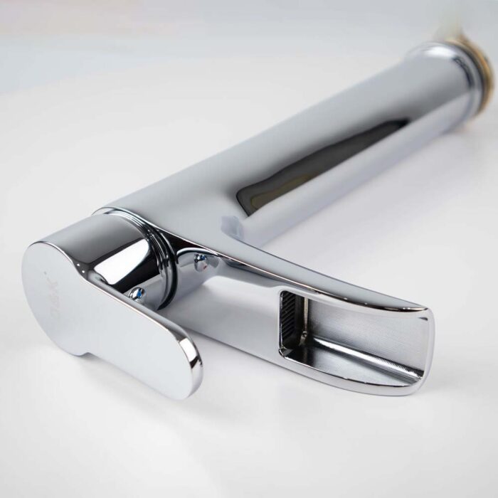 Vòi lavabo D&K DK1392701 nóng lạnh cổ cao