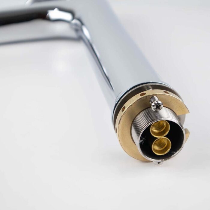 Vòi lavabo D&K DK1392701 nóng lạnh cổ cao