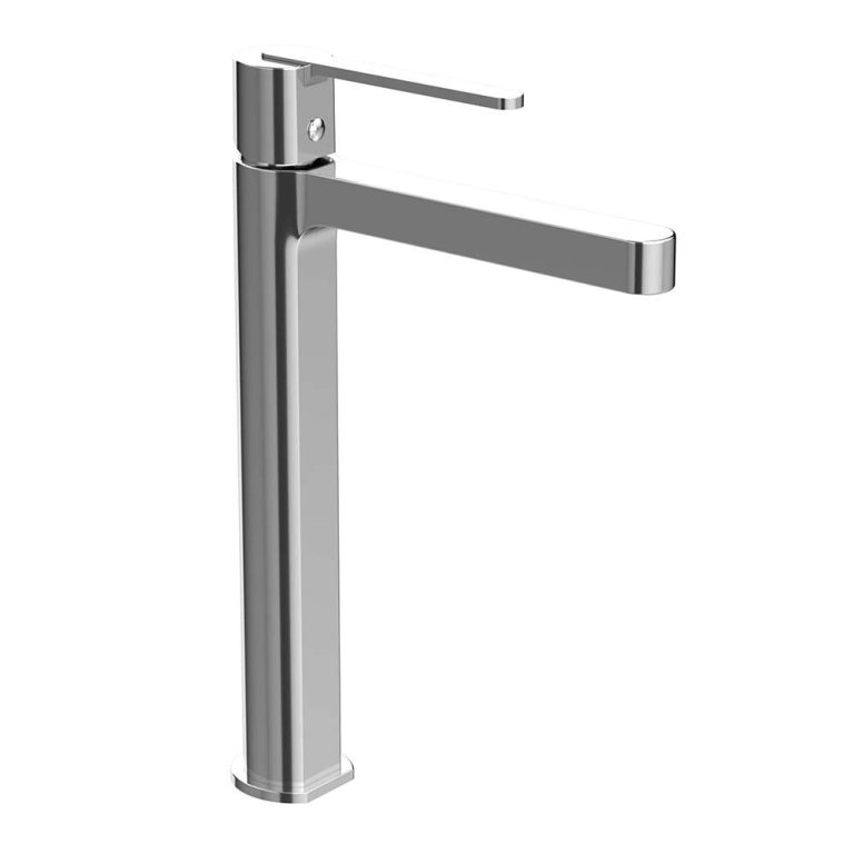 Vòi lavabo HUGE H-2600A cổ cao nóng lạnh