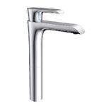 Vòi lavabo HUGE H-6800A cổ cao nóng lạnh