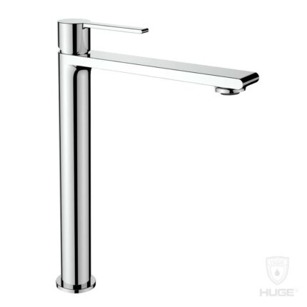 Vòi lavabo HUGE H-8600A cổ cao nóng lạnh