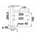 Vòi rửa bát BLANCO LINEE-S JASMINE (1)