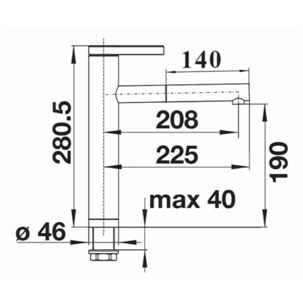 Vòi rửa bát BLANCO LINEE-S WHITE (1)