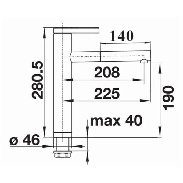 Vòi rửa bát BLANCO LINEE-S WHITE (1)