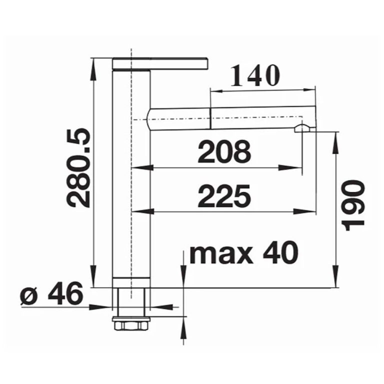 Vòi rửa bát BLANCO LINEE-S WHITE (1)