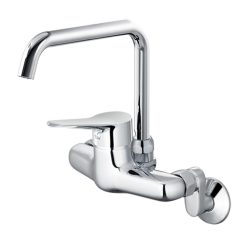 Vòi rửa bát CAESAR K527C nóng lạnh gắn tường