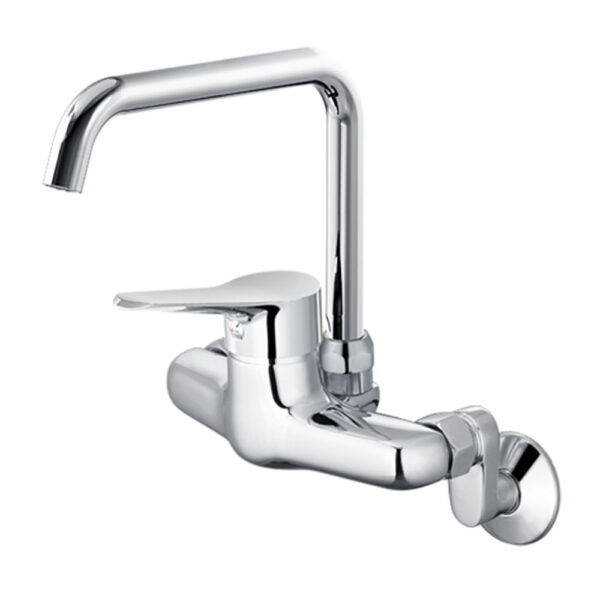 Vòi rửa bát CAESAR K527C nóng lạnh gắn tường