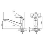 Vòi rửa bát D&K DK900627