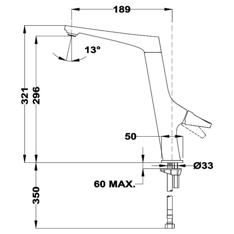 Vòi rửa bát TEKA SE 915 nóng lạnh