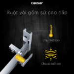 Vòi sen bồn tắm Caesar AS689C đặt sàn nóng lạnh - Ảnh 4