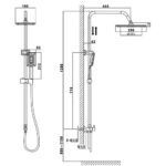 Vòi sen cây D&K DK1005507A - Ảnh 2