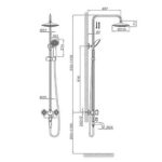 Vòi sen cây D&K DK1384701B09