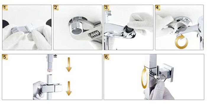 Vòi sen cây D&K DK1433701A01