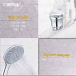 Vòi sen tắm CAESAR S333C nóng lạnh - Ảnh 6