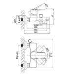 Vòi sen tắm D&K DK1273201