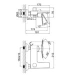 Vòi sen tắm D&K DK1323201